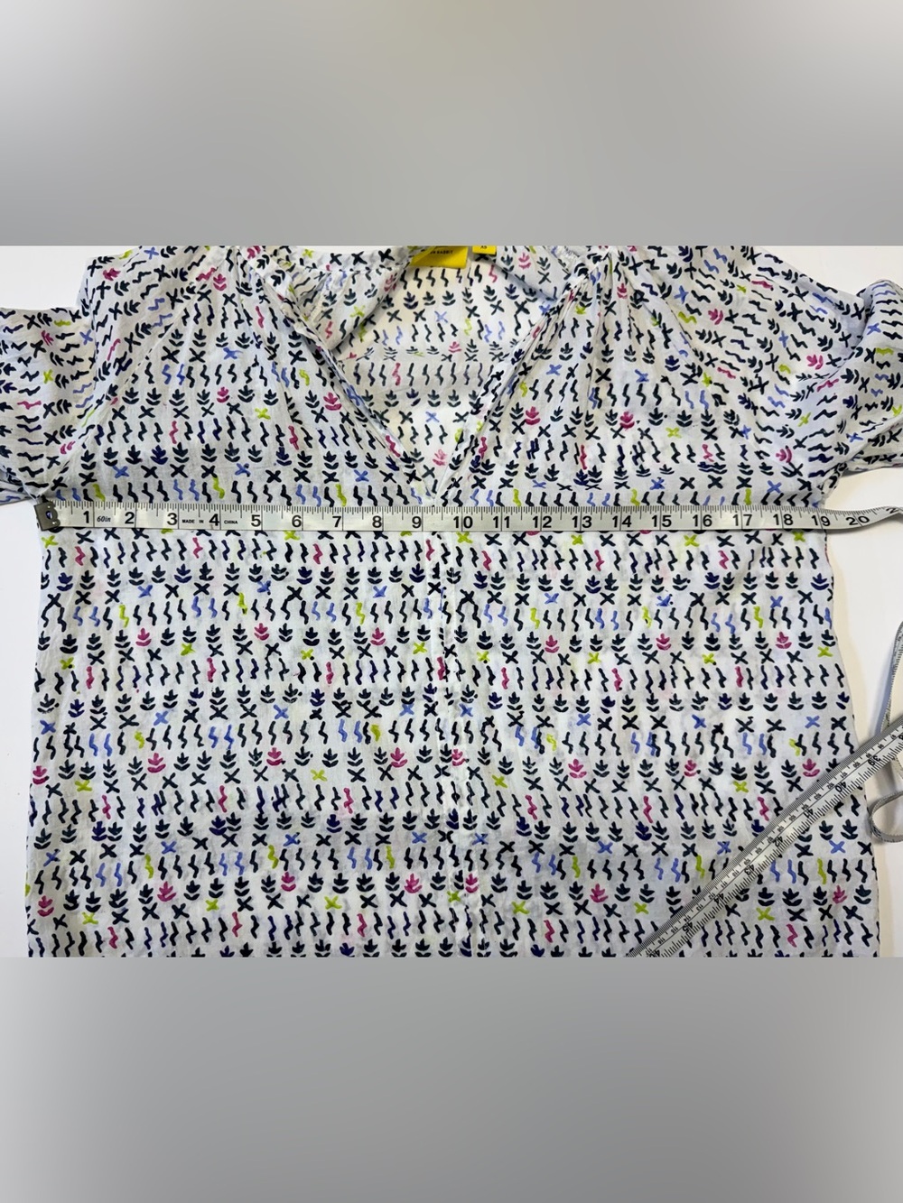 Roller Rabbit Light Blue Printed Button-Down Shirt - Picture 4 of 7